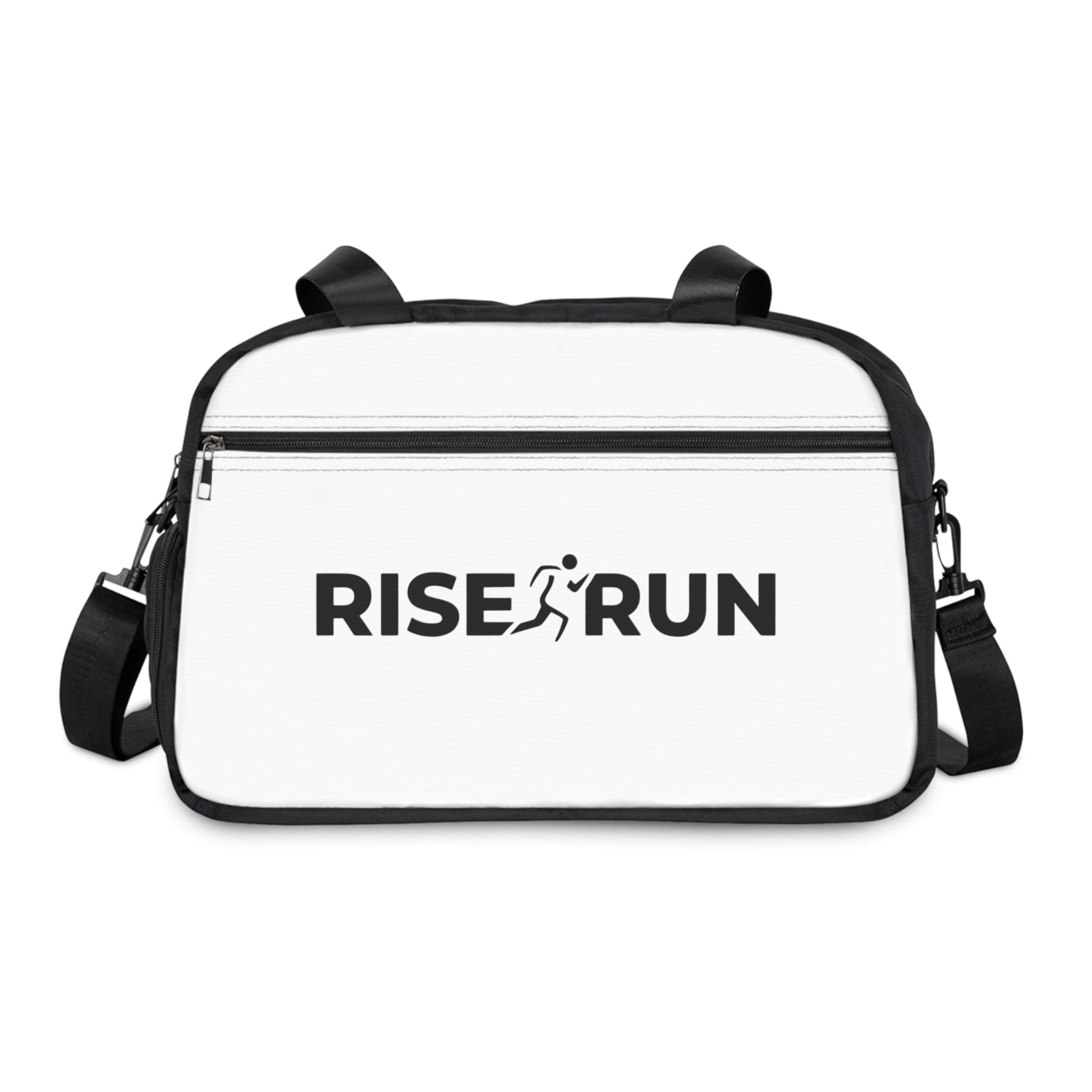 Rise Run Gym Duffle — Fitness Weekender Bag with Run Logo - RiseRun.US 