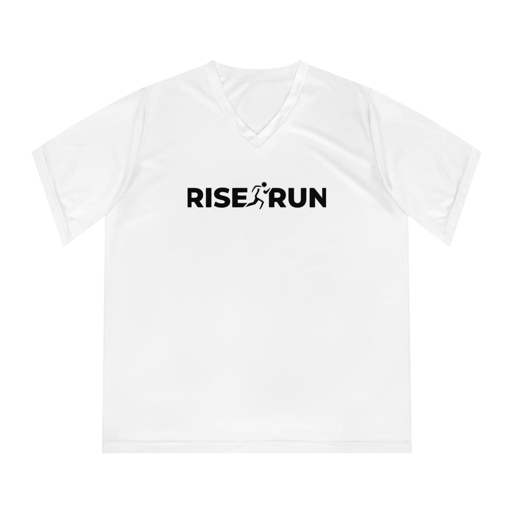 Rise Run Performance V - Neck Tee — Women's Running Shirt - RiseRun.US 
