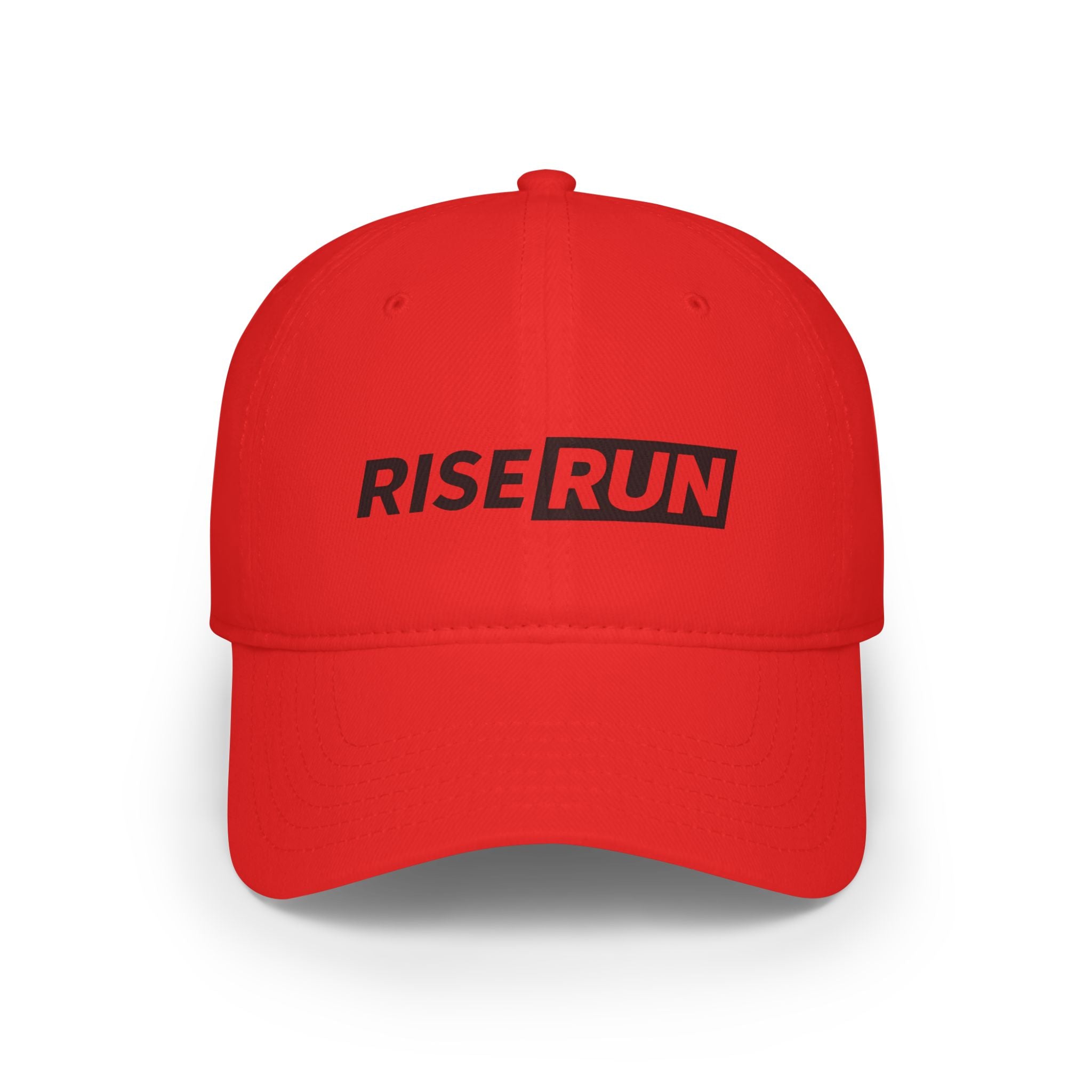 Runner Icon Low Profile Baseball Cap — Minimalist Athletic Hat for Runners - RiseRun.US 