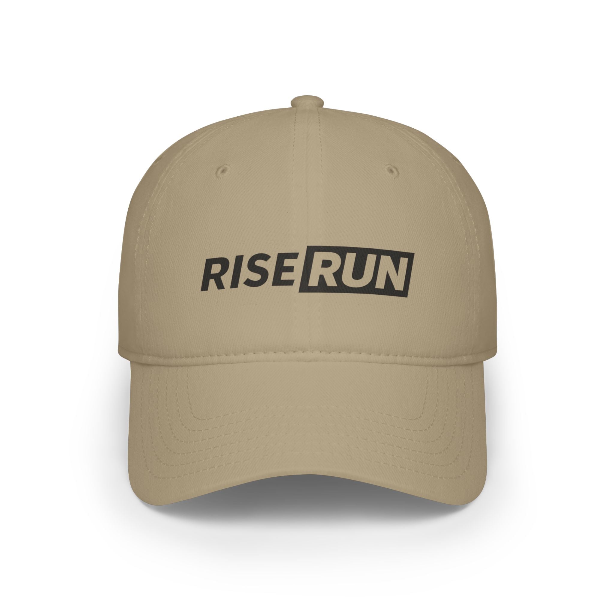 Runner Icon Low Profile Baseball Cap — Minimalist Athletic Hat for Runners - RiseRun.US 