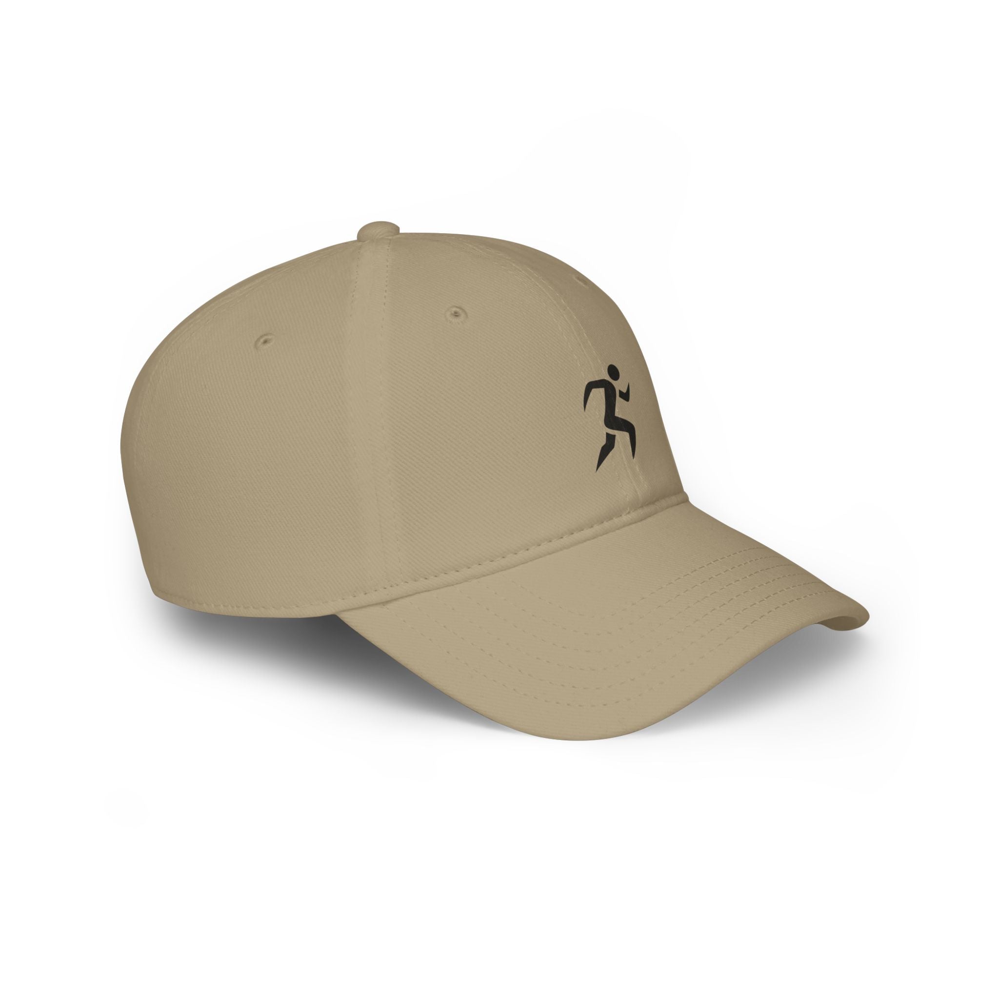 Runner Icon Low Profile Baseball Cap — Minimalist Athletic Hat for Runners - RiseRun.US 