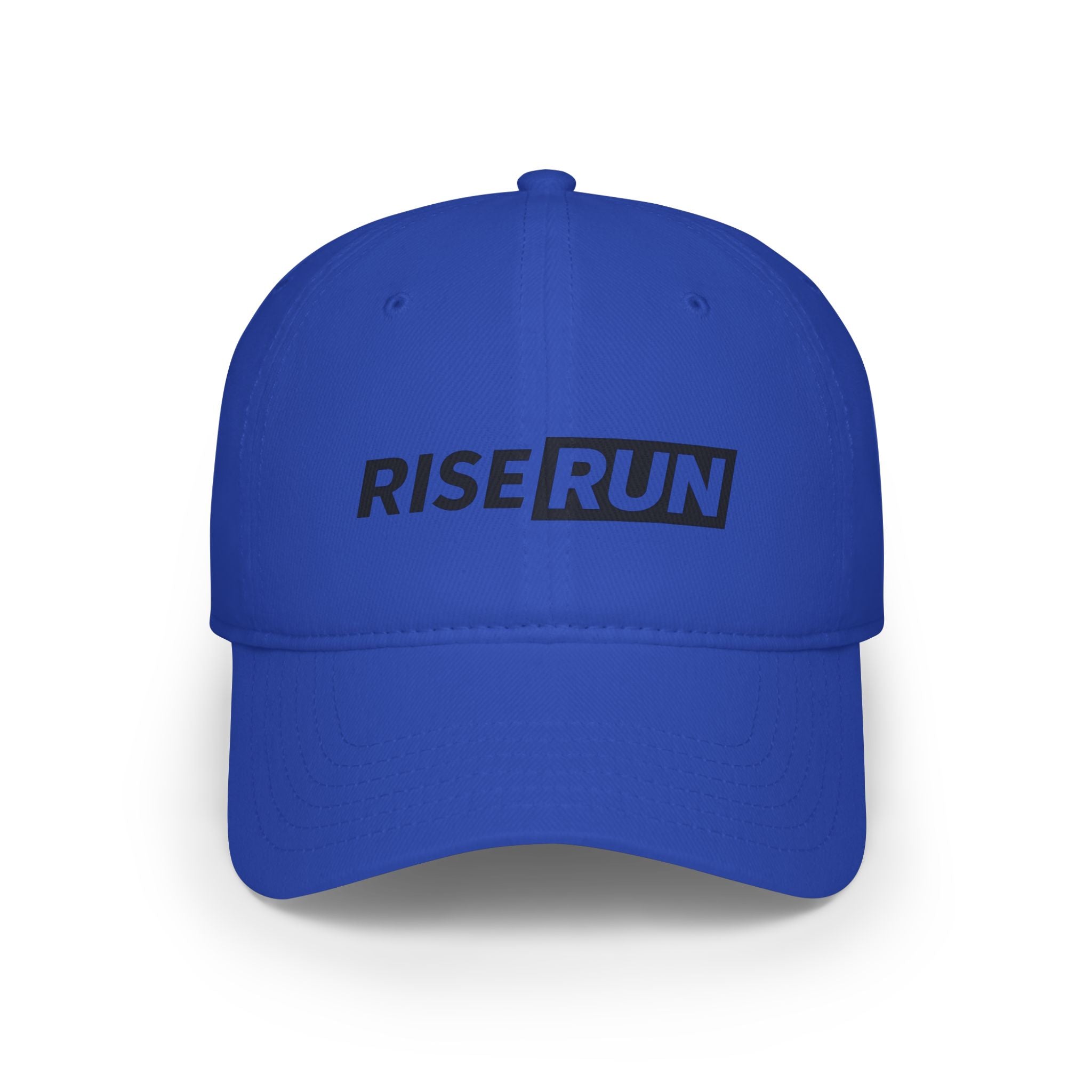 Runner Icon Low Profile Baseball Cap — Minimalist Athletic Hat for Runners - RiseRun.US 