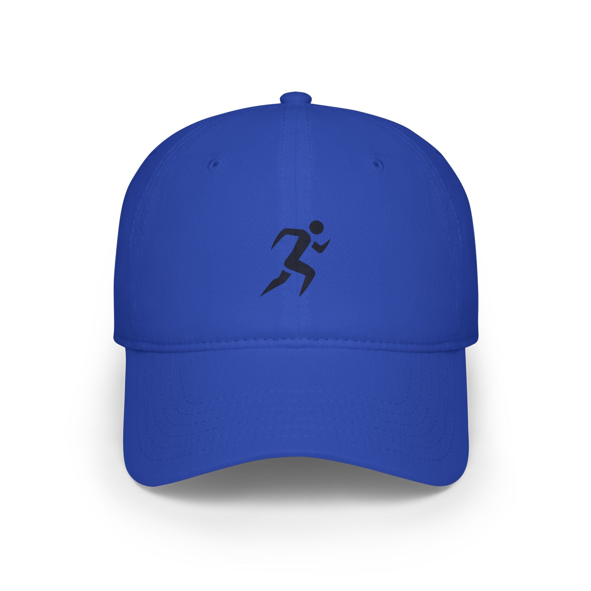 Runner Icon Low Profile Baseball Cap — Minimalist Athletic Hat for Runners - RiseRun.US 