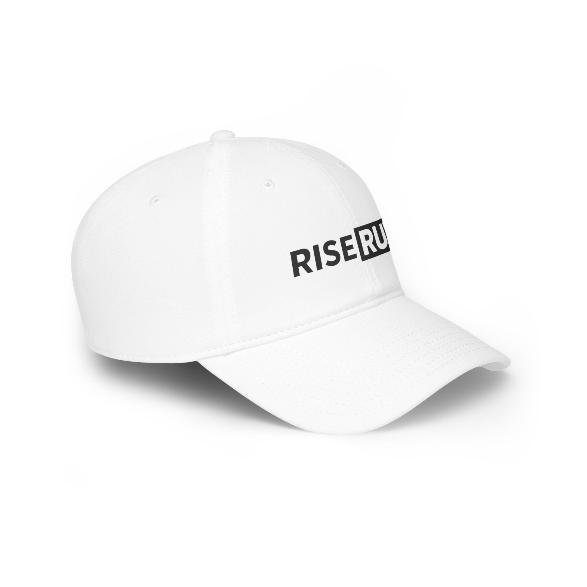 Runner Icon Low Profile Baseball Cap — Minimalist Athletic Hat for Runners - RiseRun.US 