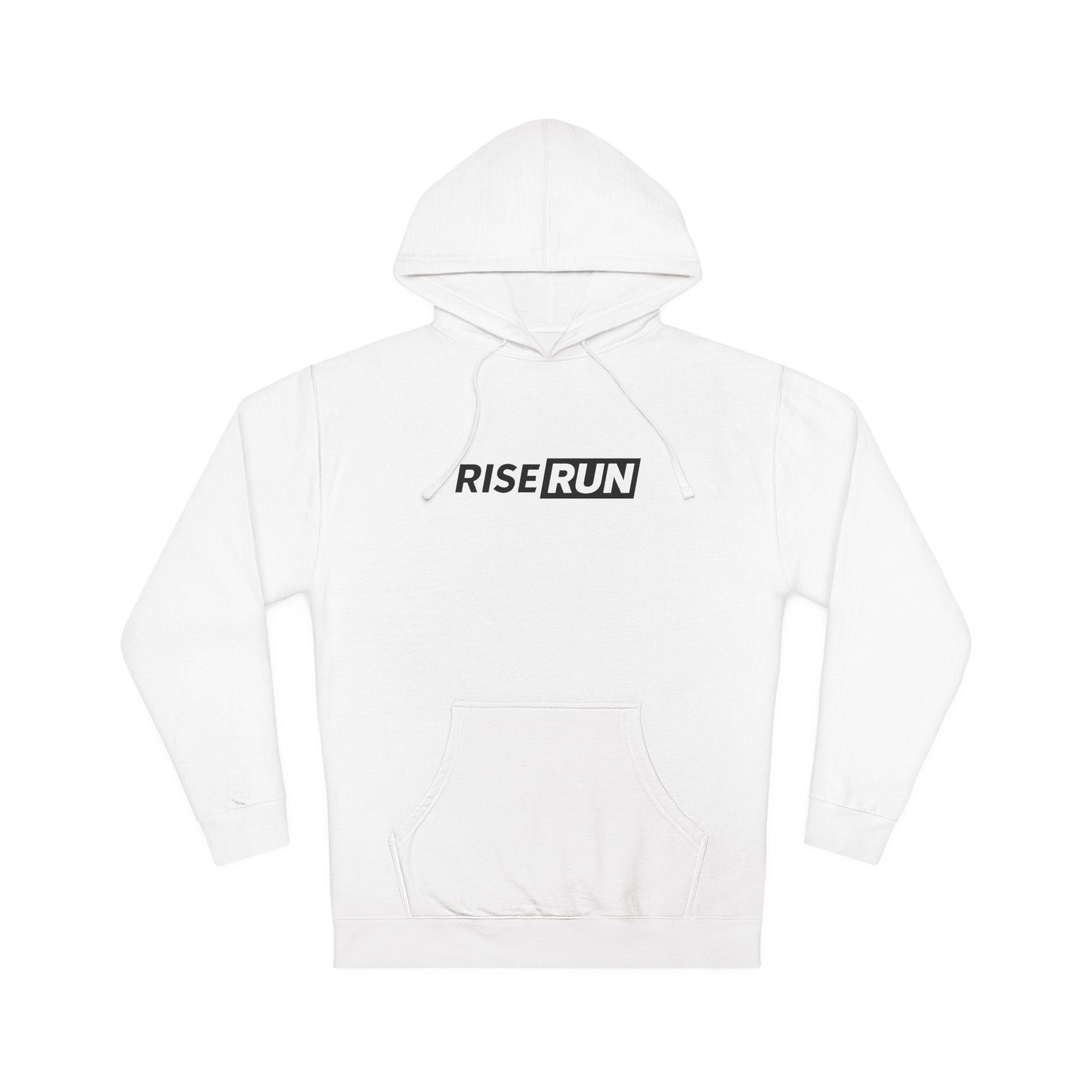 Running Hoodie — “Rise Run” Logo Pullover - RiseRun.US 